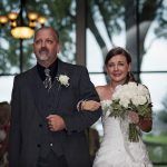 Padre e hija en la boda